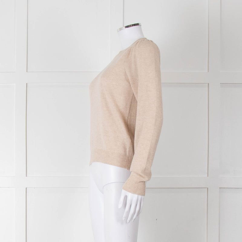 Part Two Cream Cashmere Jumper