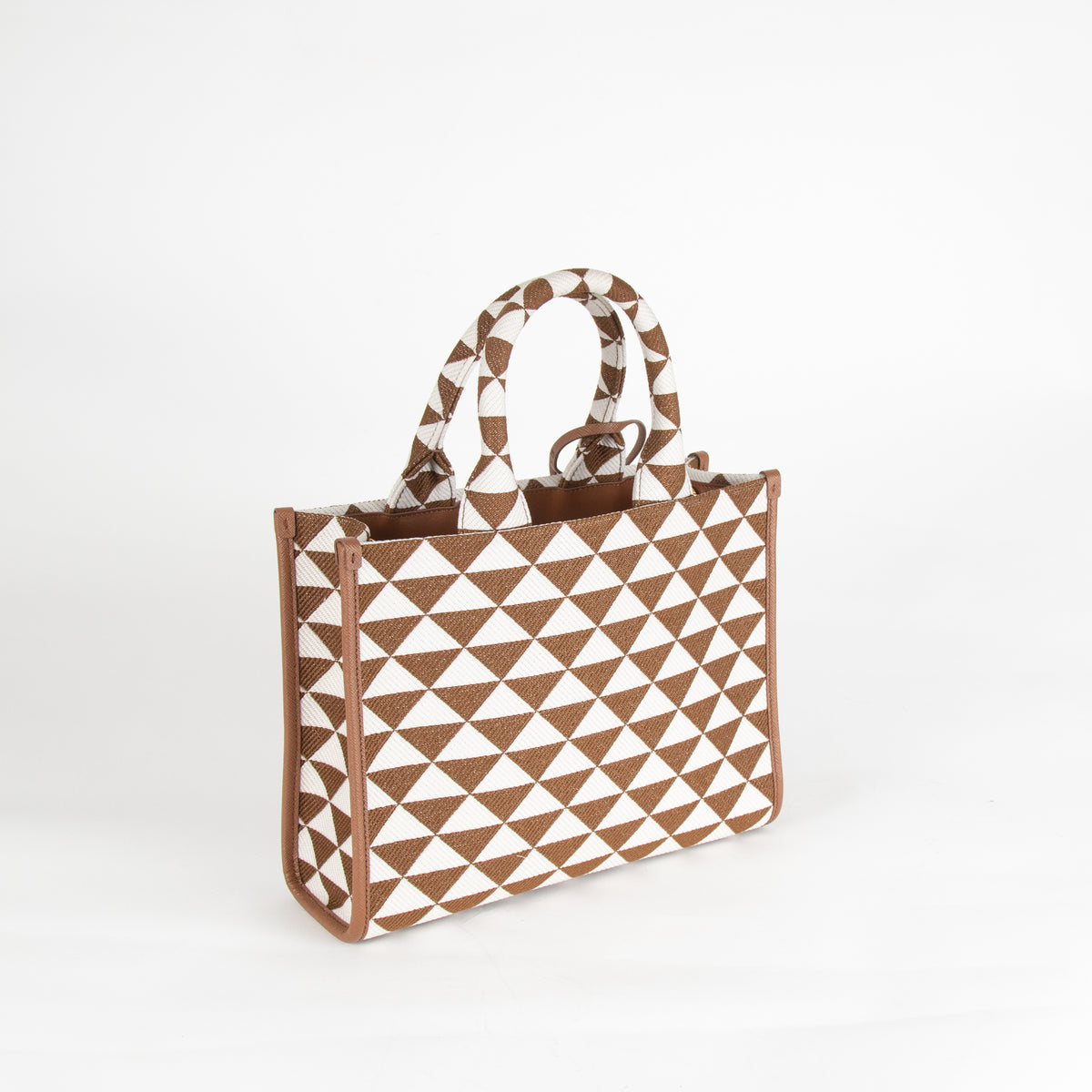 Prada Small Symbole Jacquard Tote