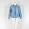Isabel Marant Etoile Blue Denim Mid Frill Long Sleeve Shirt