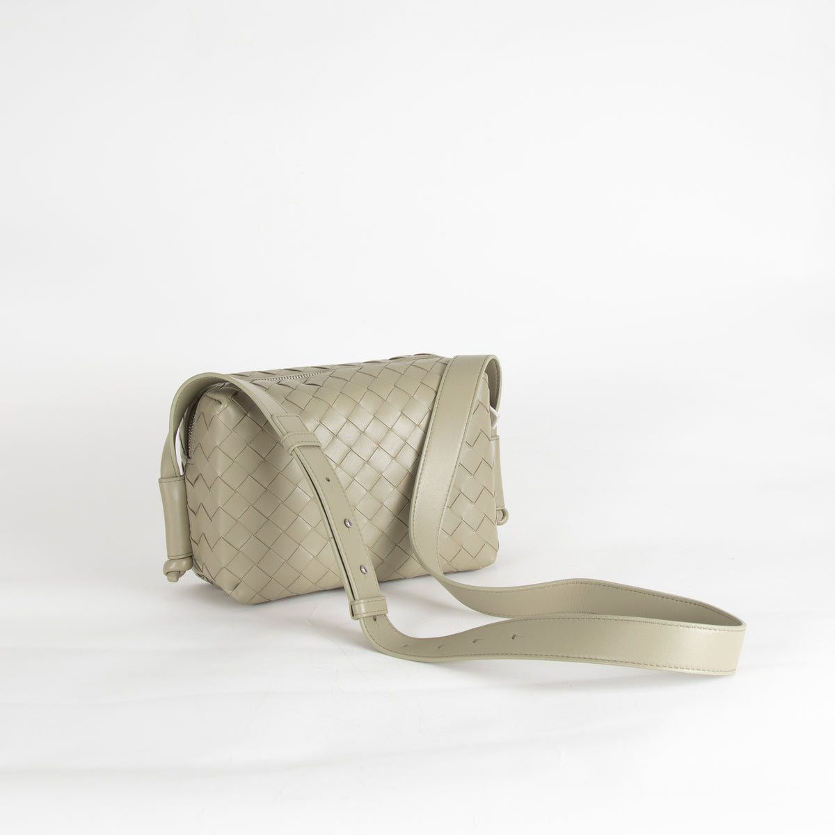 Bottega Veneta Sage Green Small Loop Messenger Bag