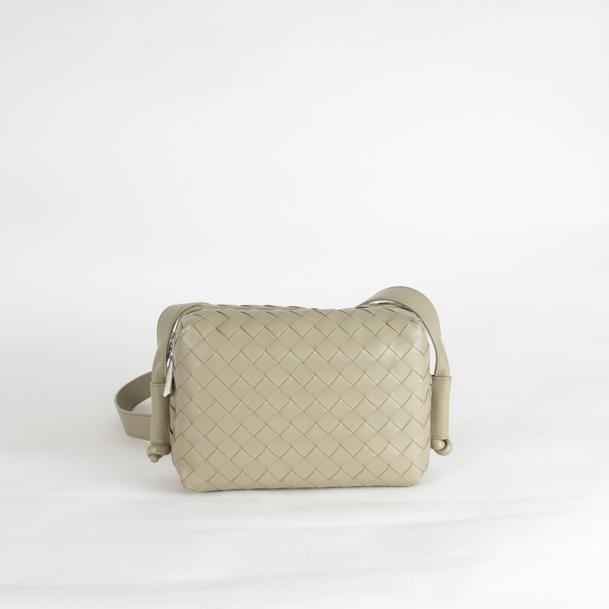 Bottega Veneta Sage Green Small Loop Messenger Bag