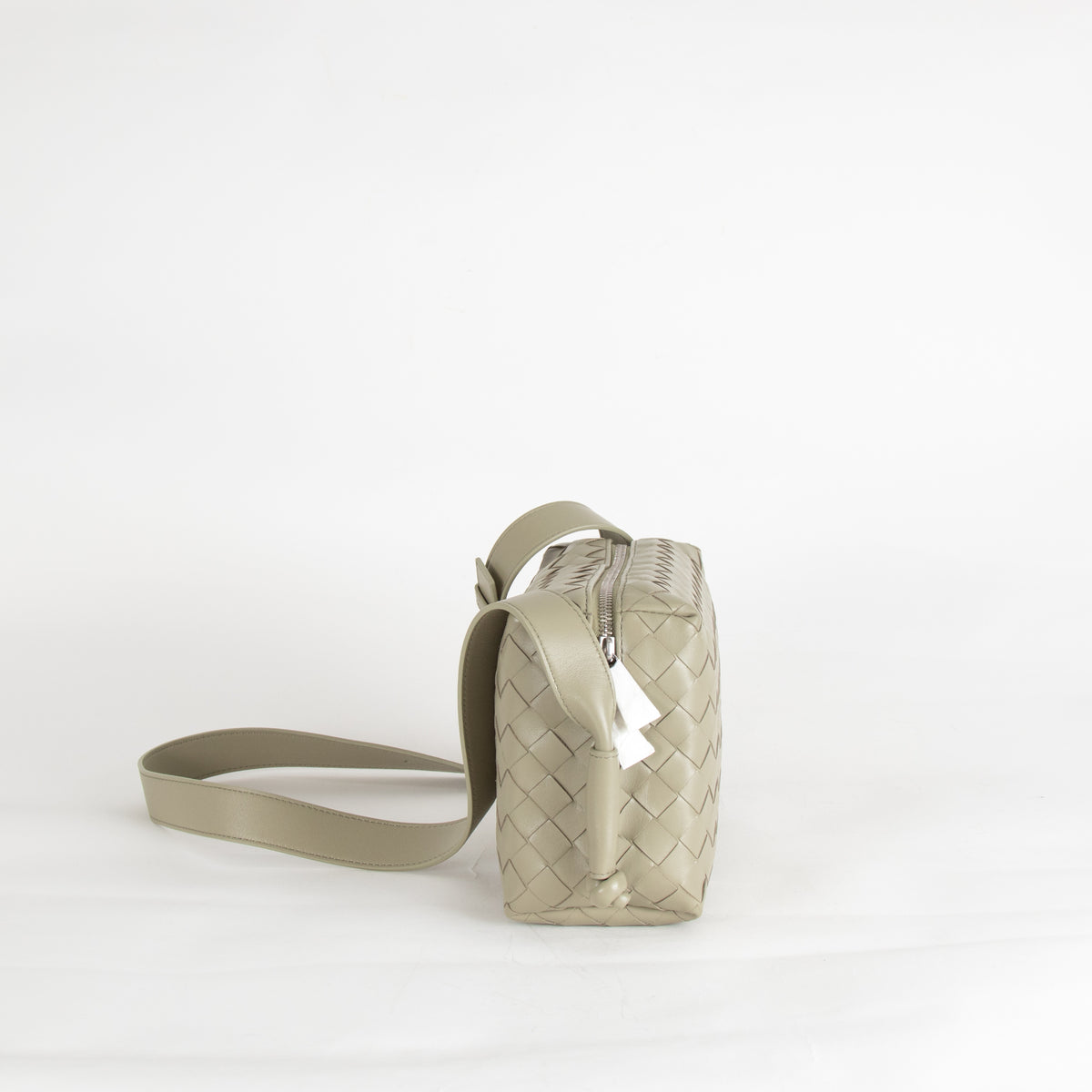 Bottega Veneta Sage Green Small Loop Messenger Bag