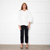 Comme Des Garcons Girl White Shirt with Puff Sleeves
