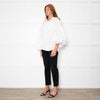 Comme Des Garcons Girl White Shirt with Puff Sleeves
