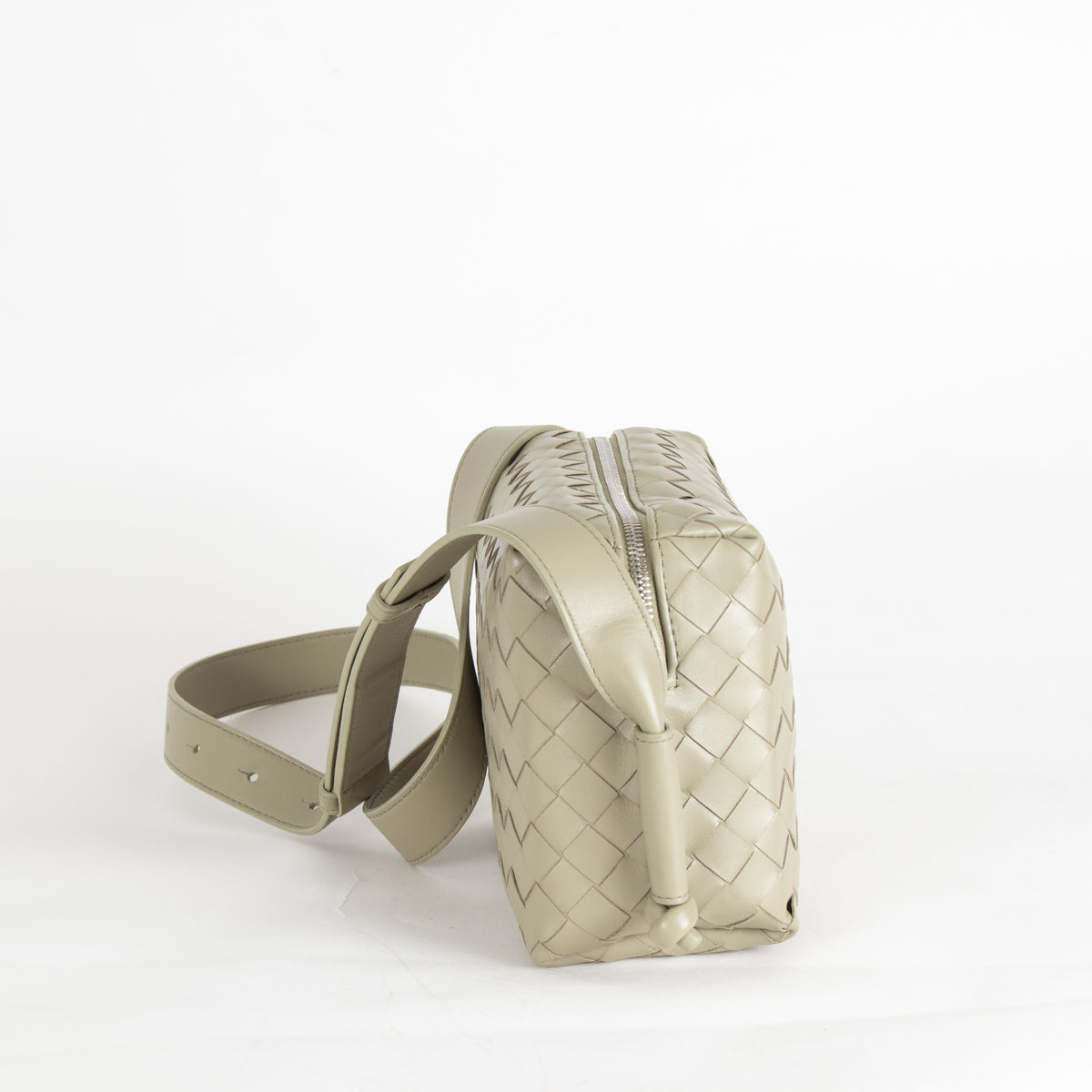 Bottega Veneta Sage Green Small Loop Messenger Bag