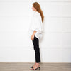 Comme Des Garcons Girl White Shirt with Puff Sleeves