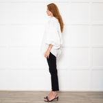 Comme Des Garcons Girl White Shirt with Puff Sleeves