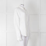 Orlebar Brown White Linen Collared Shirt
