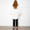Comme Des Garcons Girl White Shirt with Puff Sleeves