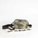 Ganni Green Camo Nylon Crossbody Bag