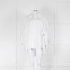Comme Des Garcons Girl White Cotton Puffed Sleeve Shirt