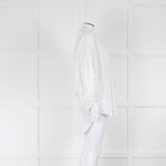 Comme Des Garcons Girl White Cotton Puffed Sleeve Shirt