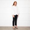 Comme Des Garcons Girl White Shirt with Puff Sleeves