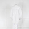Comme Des Garcons Girl White Cotton Puffed Sleeve Shirt