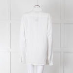 Orlebar Brown White Linen Collared Shirt