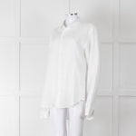 Orlebar Brown White Linen Collared Shirt
