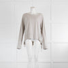 Transit Par Such Grey Chiffon Panel/Gathered Waist Top