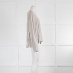 Transit Par Such Grey Chiffon Panel/Gathered Waist Top