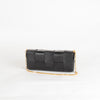 Bottega Veneta Black Woven Intreciatto Casette Pochette