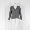Loro Piana Grey Cashmere Cardigan