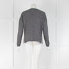 Loro Piana Grey Cashmere Cardigan
