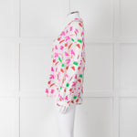 POM Amsterdam Pink & Green Patterned Blouse