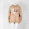 Burberry Beige Crystal Graphic Hoodie