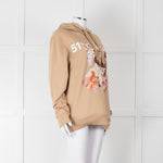 Burberry Beige Crystal Graphic Hoodie