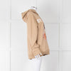 Burberry Beige Crystal Graphic Hoodie
