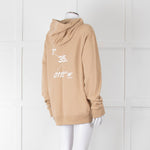Burberry Beige Crystal Graphic Hoodie