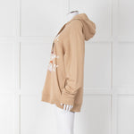 Burberry Beige Crystal Graphic Hoodie