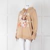 Burberry Beige Crystal Graphic Hoodie