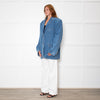 Magda Butrym Blue Denim Oversized Blazer