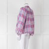 Isabel Marant Etoile Pink & Blue Checked Blouse