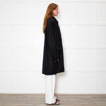 Paper Moon Black Cotton Trench Coat