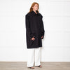 Paper Moon Black Cotton Trench Coat