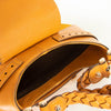 Gucci Mustard Yellow Suede Horsebit Shoulder Bag