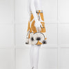 Malene Birger Cream Mustard Black Floral Print Skirt