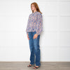 Marant Etoile Blue Floral Button Down Top