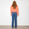 Acne Studios Orange Corduroy Cropped Jacket