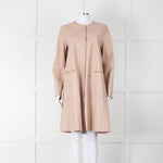 Riani Pale Tan Lamb Leather Coat