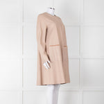 Riani Pale Tan Lamb Leather Coat