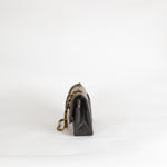 Chanel Vintage Medium Classic Black Double Flap Gold Hardware