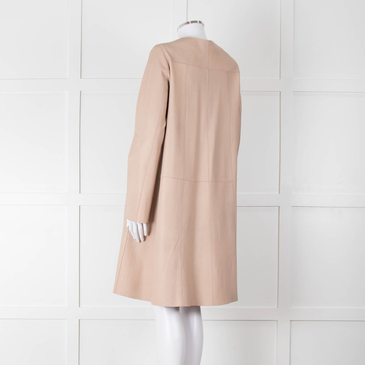 Riani Pale Tan Lamb Leather Coat