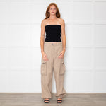 Brunello Cucinelli Beige Cotton Cargo Pants