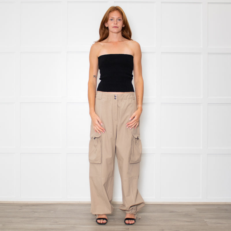 Brunello Cucinelli Beige Cotton Cargo Pants