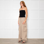Brunello Cucinelli Beige Cotton Cargo Pants