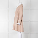 Riani Pale Tan Lamb Leather Coat