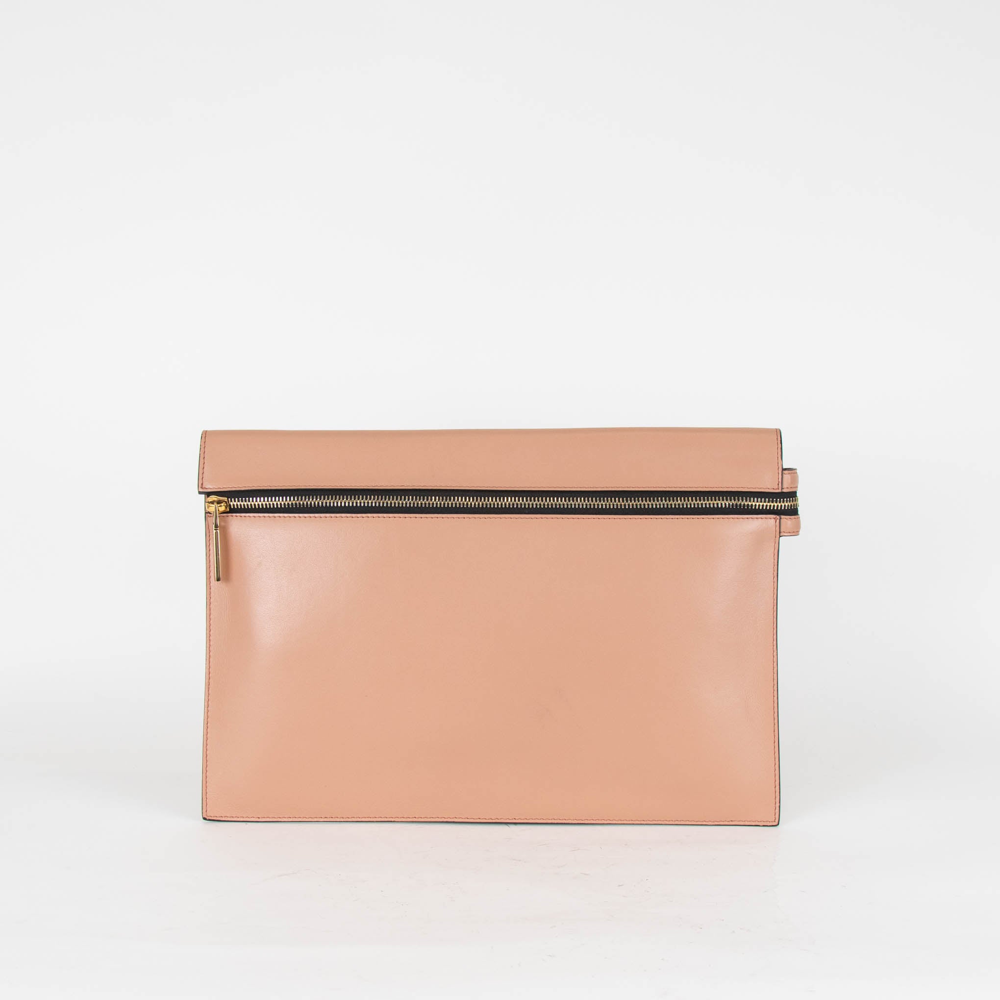 Victoria Beckham Blush Colour Block Leather Pochette Phoenix Style