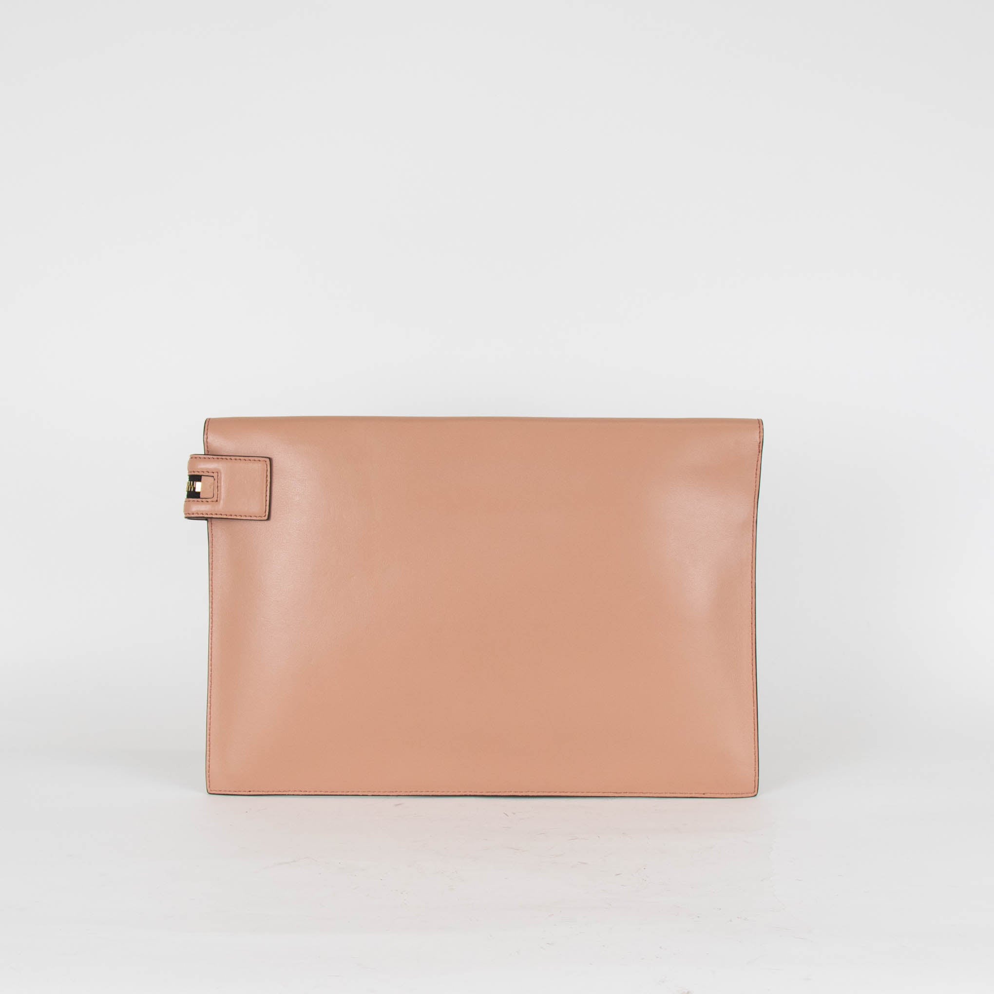 Victoria Beckham Blush Colour Block Leather Pochette Phoenix Style